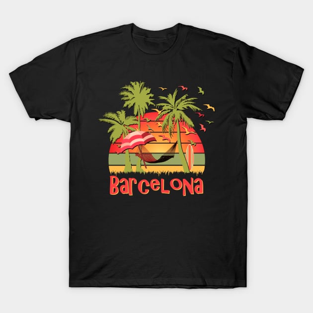 Barcelona T-Shirt by Nerd_art